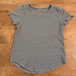 Lululemon Waffle Knit Grey Shirt